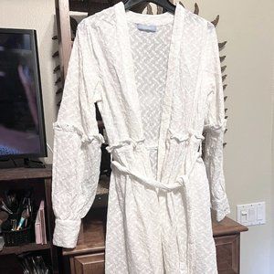 ANTONIO MELANI White Textured Robe